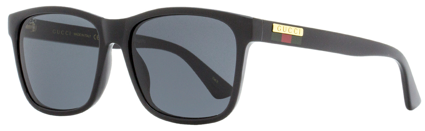 Gucci Rectangular Sunglasses GG0746S 001 Black 57mm 746