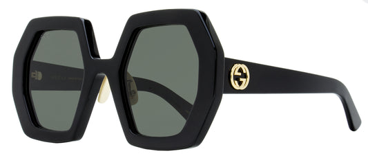 Gucci Oversize Sunglasses GG0772S 004 Black 55mm