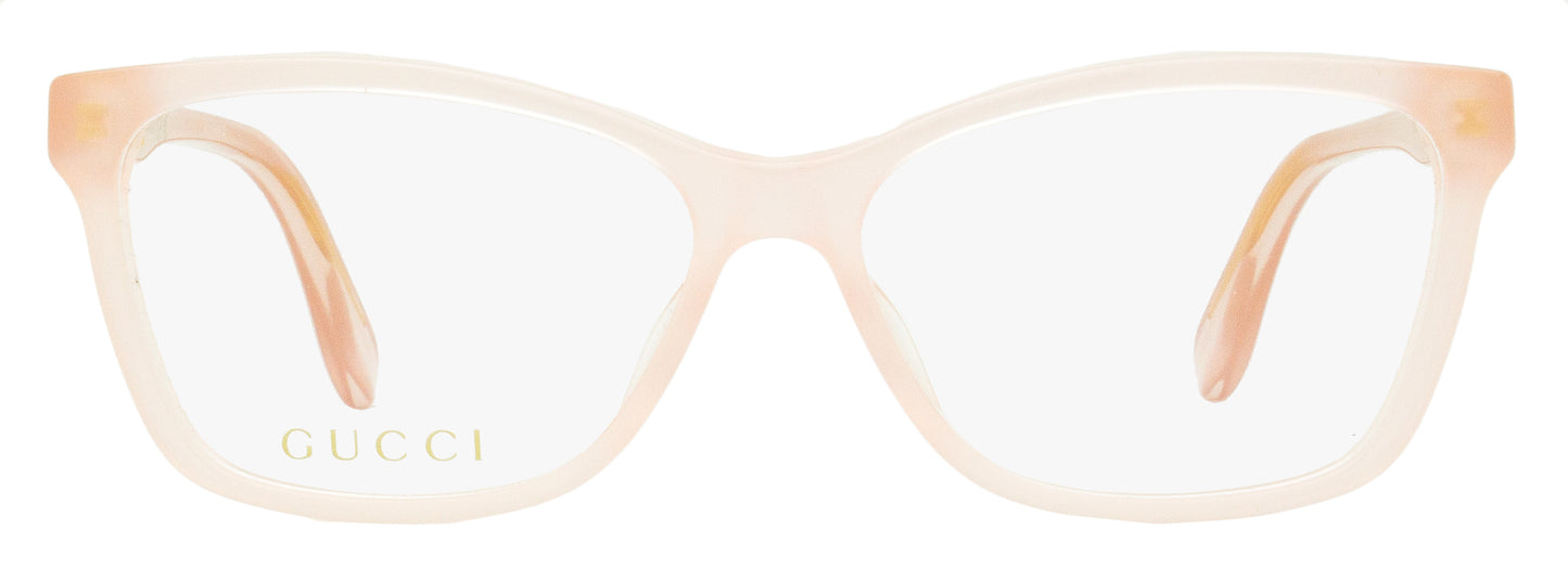 Gucci Rectangular Eyeglasses GG0792O 003 Pink 53mm