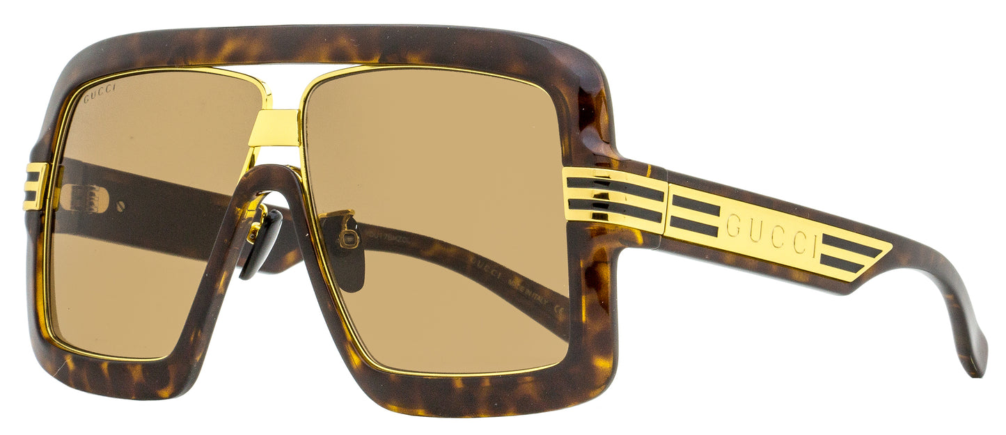 Gucci Square Sunglasses GG0900S 002 Havana/Gold 60mm 900