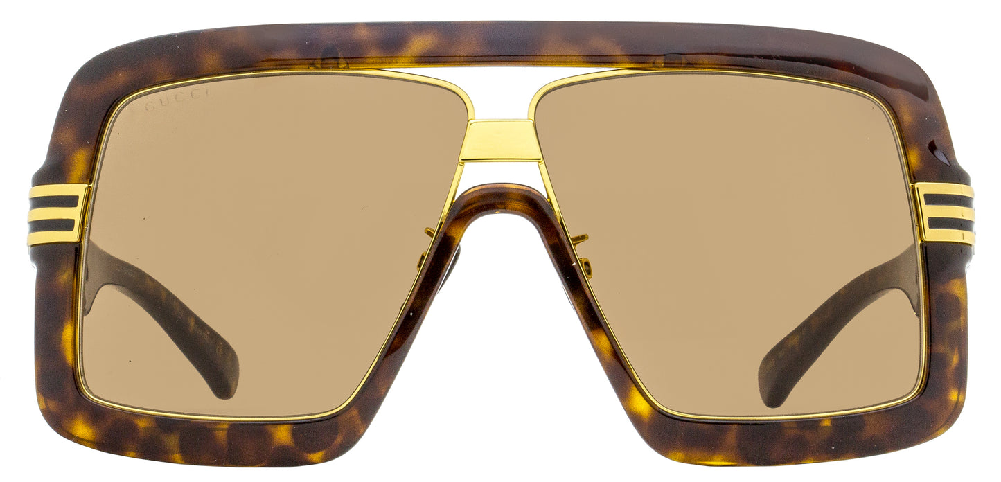 Gucci Square Sunglasses GG0900S 002 Havana/Gold 60mm 900