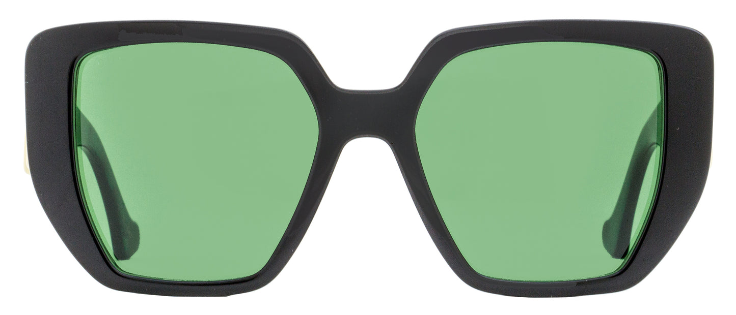 Gucci Geometric Sunglasses GG0956S 001 Black/Green 54mm 956