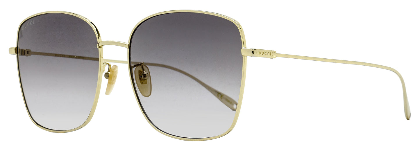 Gucci Square Pendant Sunglasses GG1030SK 003 Gold 60mm