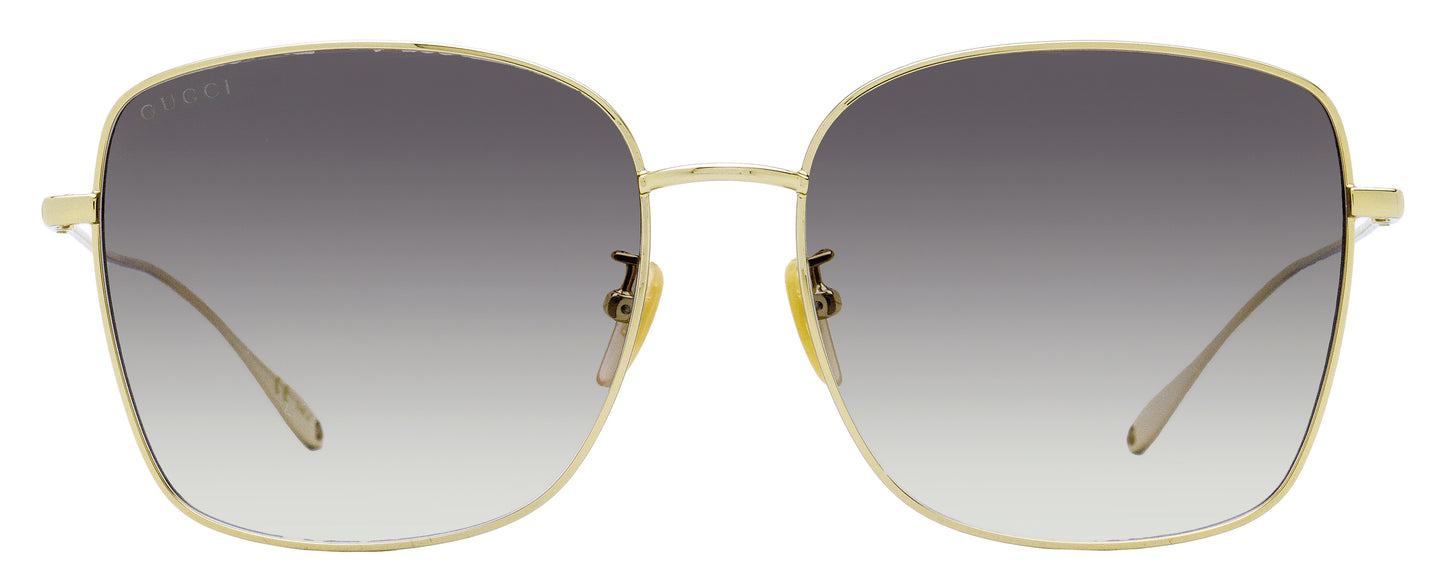Gucci Square Pendant Sunglasses GG1030SK 003 Gold 60mm