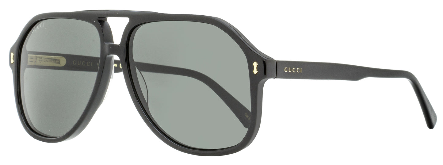 Gucci Pilot Sunglasses GG1042S 001 Black 60mm 1042