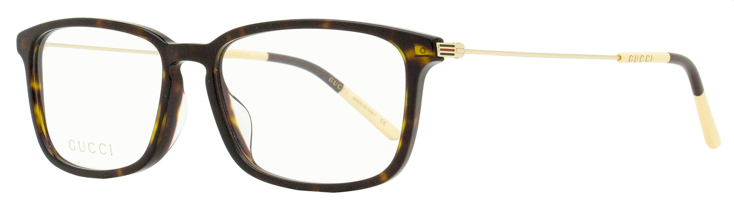 Gucci Classic Eyeglasses GG1056OA 002 Havana/Gold 56mm