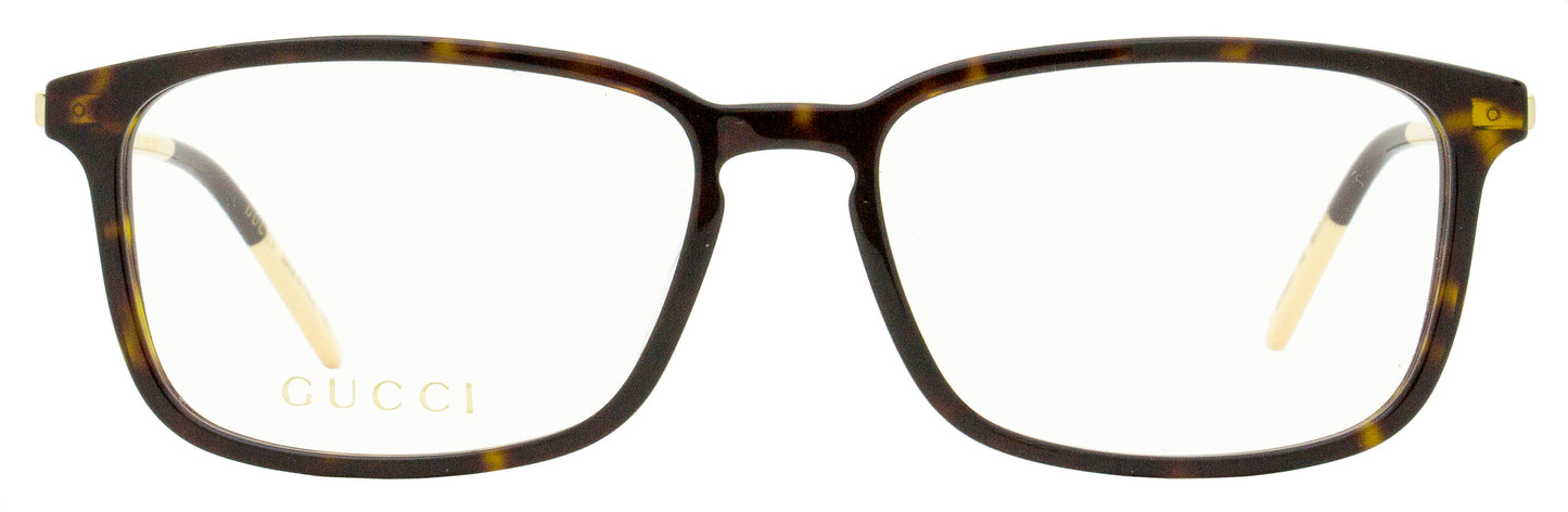 Gucci Classic Eyeglasses GG1056OA 002 Havana/Gold 56mm