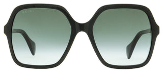 Gucci Square Sunglasses GG1072S 001 Black/Gold 56mm 1072