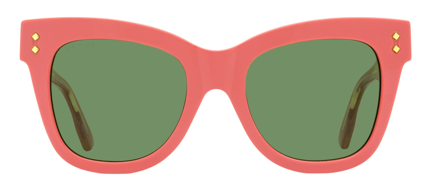 Gucci Square Cat Eye Sunglasses GG1082S 004 Pink 52mm