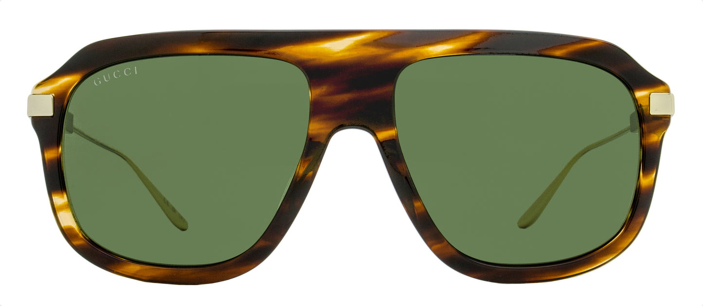 Gucci Acetate Navigator Sunglasses GG1309S 007 Havana/Gold 57mm