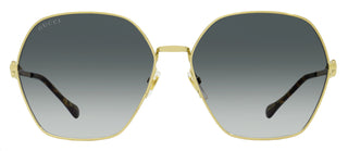 Gucci Horsebit Geometric  Sunglasses GG1335S 001 Gold 62mm