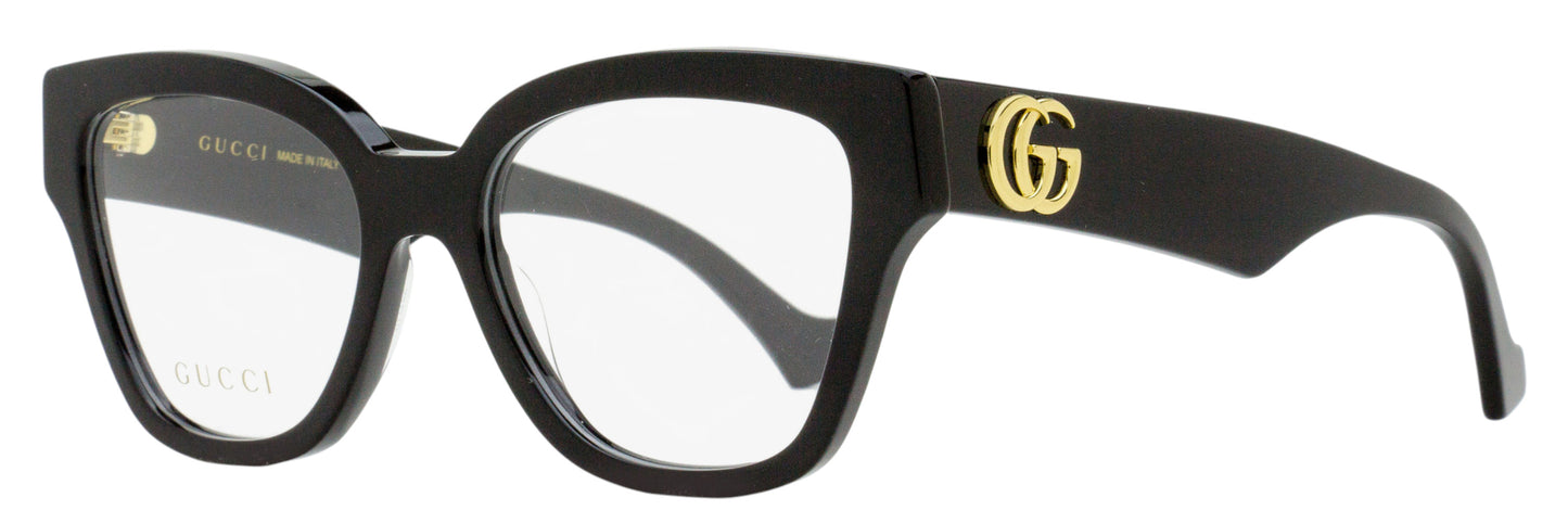 Gucci Sculpted Square Eyeglasses GG1424O 005 Black 54mm
