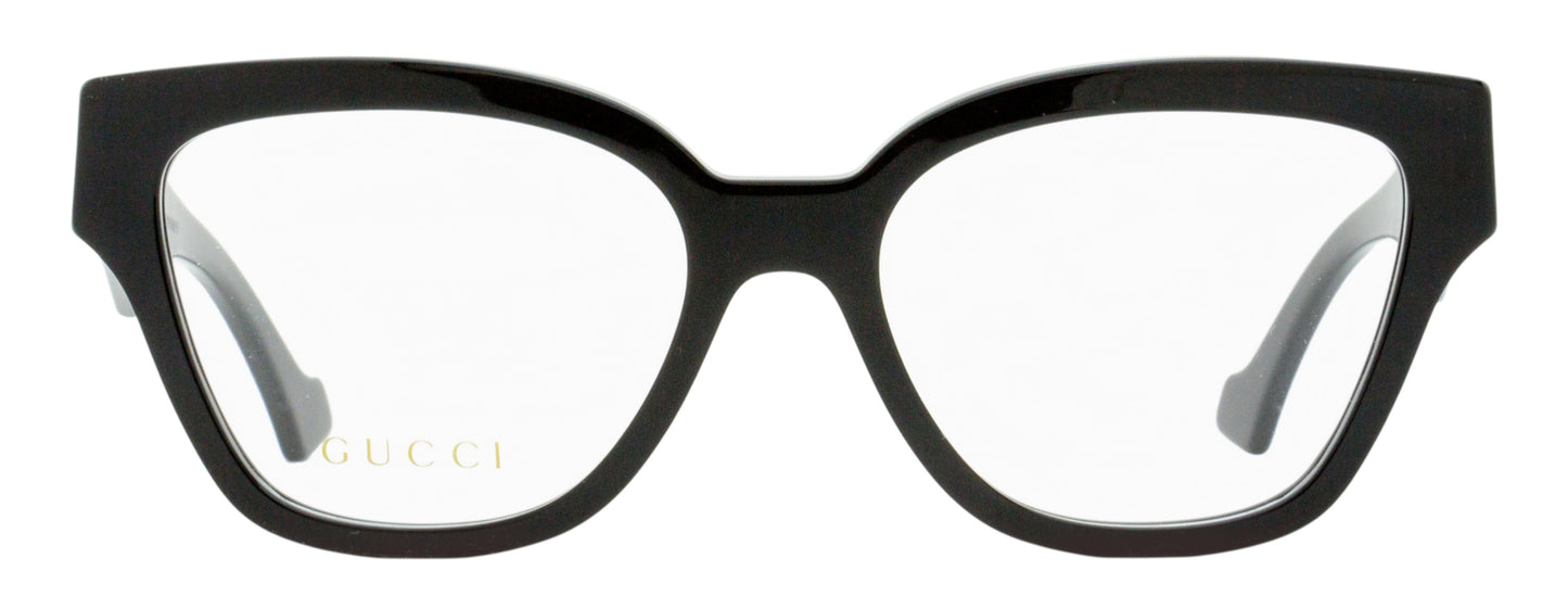 Gucci Sculpted Square Eyeglasses GG1424O 005 Black 54mm