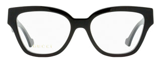 Gucci Sculpted Square Eyeglasses GG1424O 005 Black 54mm