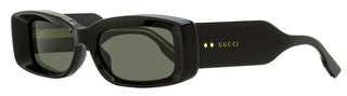 Gucci Faceted Rectangular Sunglasses GG1528S 001 Black 53mm