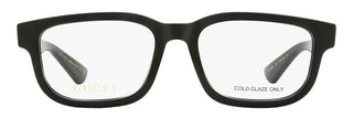 Gucci Arched Rectangular Eyeglasses GG1584O 001 Black 53mm