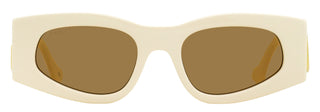 Gucci Tapered Oval Sunglasses GG1754S 003 Ivory 52mm