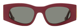 Gucci Tapered Oval Sunglasses GG1754S 005 Burgundy 52mm