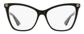 Gucci Emblem Butterfly Eyeglasses GG1817O 003 Black/Clear 55mm
