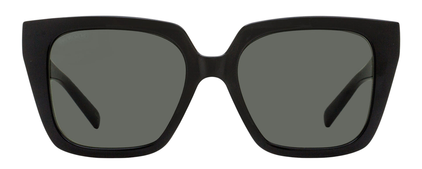Gucci Oversize Square Sunglasses GG2102S 001 Black 54mm
