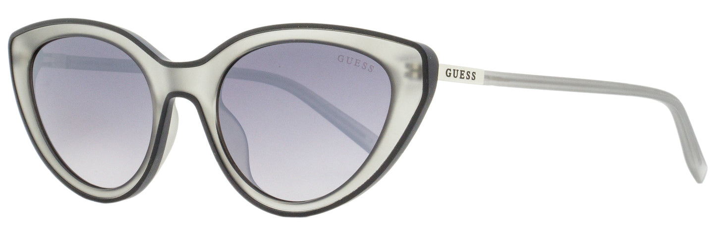 Guess Cateye Sunglasses GU3061 20C Frosted Transparent Gray 54mm 3061