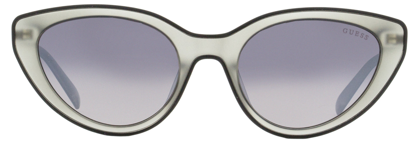 Guess Cateye Sunglasses GU3061 20C Frosted Transparent Gray 54mm 3061