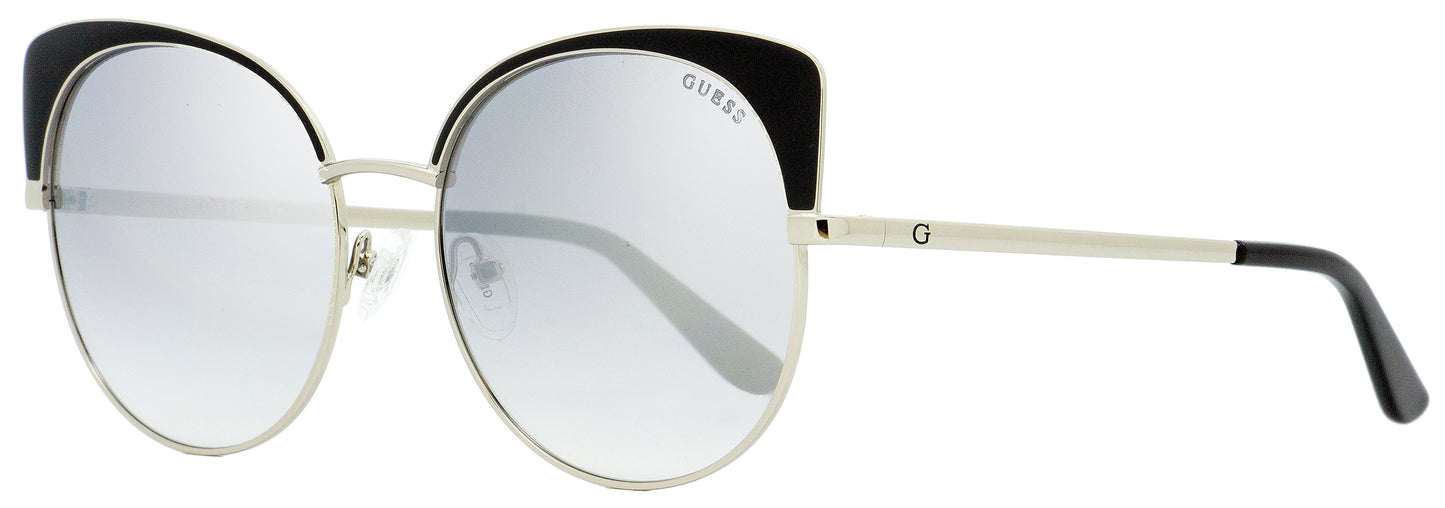 Guess Oval Sunglasses GU7599 05C Palladium/Black 56mm 7599