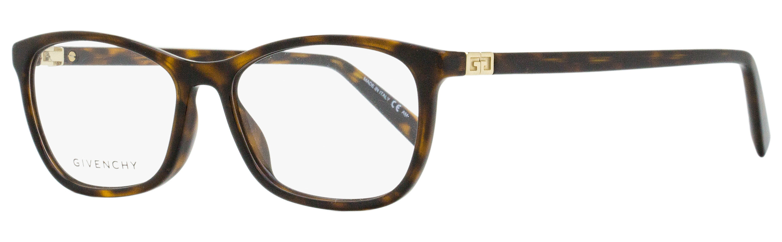 Givenchy Rectangular Eyeglasses GV0143 086 Dark Havana 52mm 0143 Stepani Style