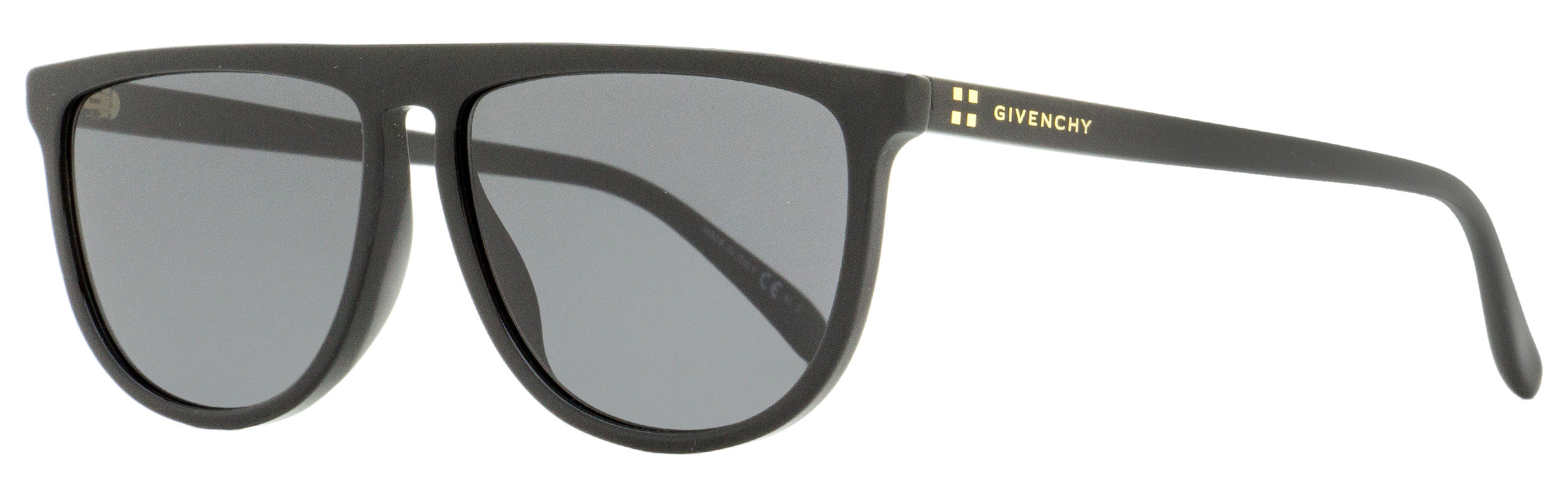 Givenchy Flat Top Sunglasses GV7145 S 807IR Black 57mm 7145 Stepani Style