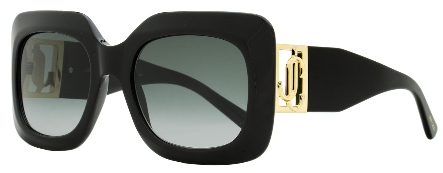 Jimmy Choo Rectangular Sunglasses Gaya 8079O Black/Gold 54mm