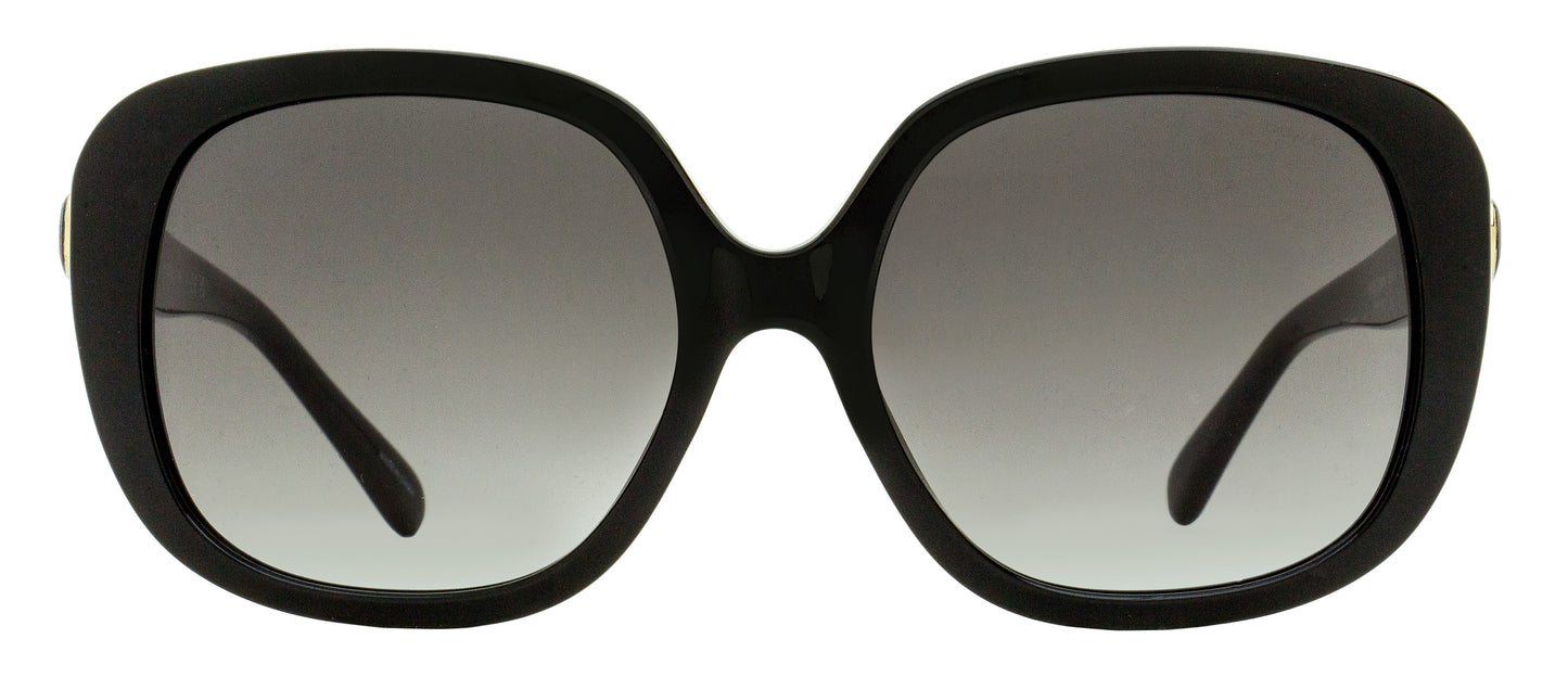Coach C-Hinge Butterfly Sunglasses HC8292 50028G Black 56mm
