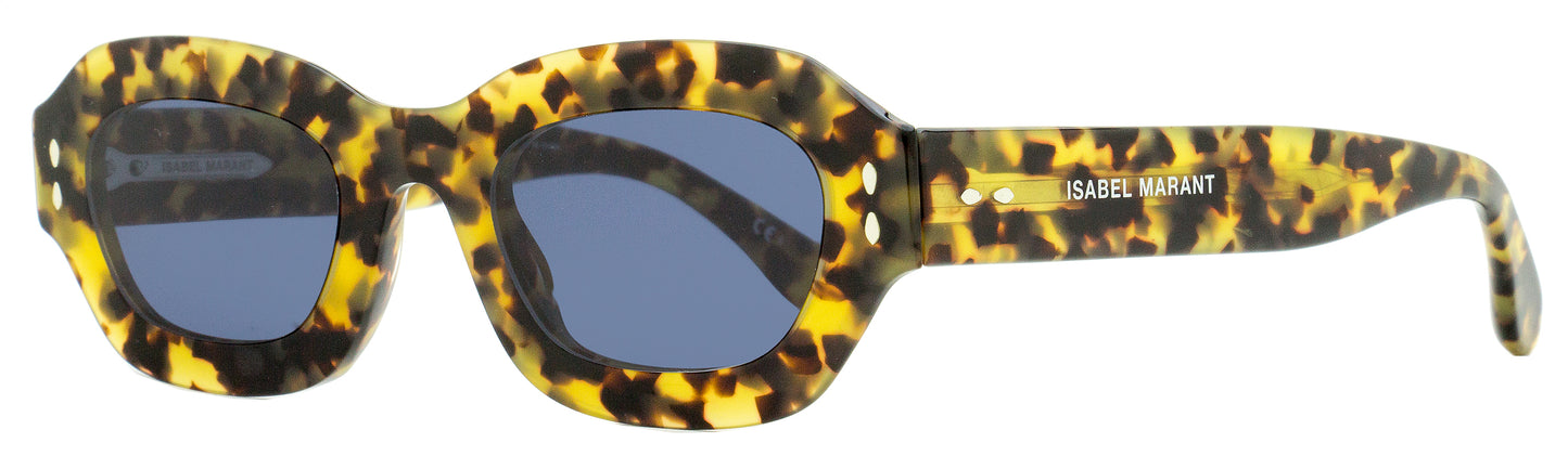 Isabel Marant Geometric Sunglasses IM0052S EPZKU Yellow Havana 49mm