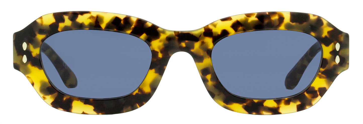 Isabel Marant Geometric Sunglasses IM0052S EPZKU Yellow Havana 49mm