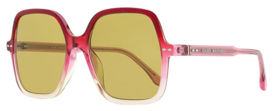 Isabel Marant Square Sunglasses IM0077GS Z6V70 Red-Yellow Gradient 56mm