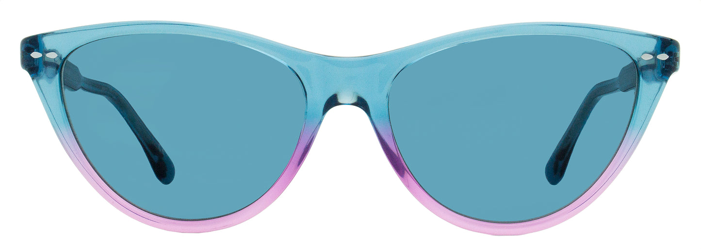 Isabel Marant Cat Eye Sunglasses IM0079S NYDKU Teal-Pink 58mm