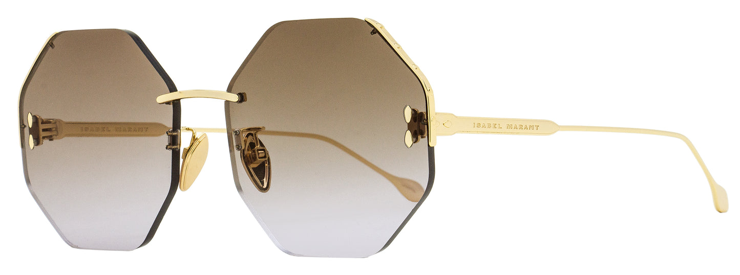 Isabel Marant Geometric Sunglasses IM0080S 000QR Gold 60mm