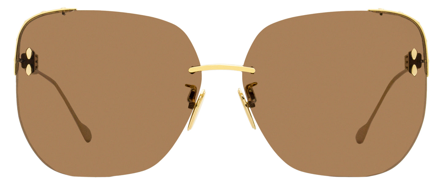 Isabel Marant Square Sunglasses IM0082S 00070 Gold 65mm