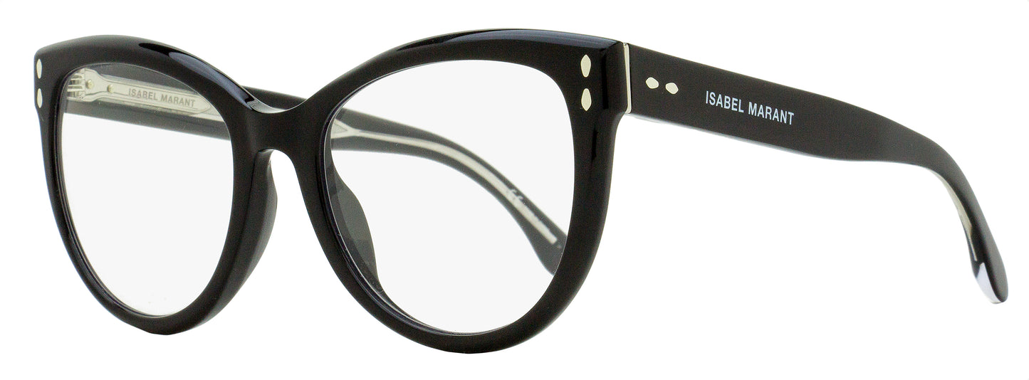 Isabel Marant Butterfly Blue Block Eyeglasses IM0089/G/BB 807 Black 53mm