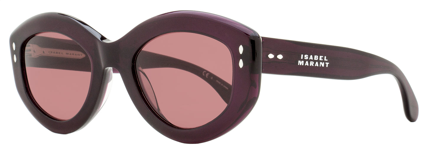 Isabel Marant Oval Sunglasses IM0105GS 0T7U1 Plum 52mm