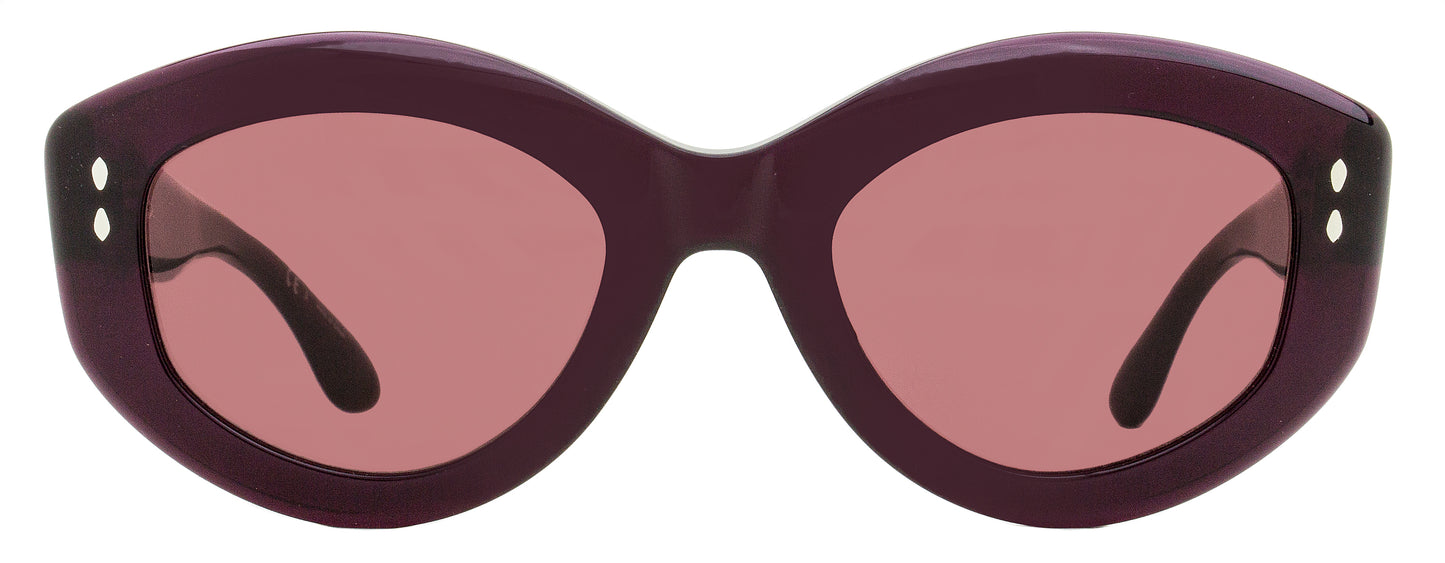 Isabel Marant Oval Sunglasses IM0105GS 0T7U1 Plum 52mm