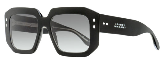 Isabel Marant Bevelled Rectangular Sunglasses IM0143/S 8079O Black 53mm
