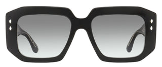 Isabel Marant Bevelled Rectangular Sunglasses IM0143/S 8079O Black 53mm