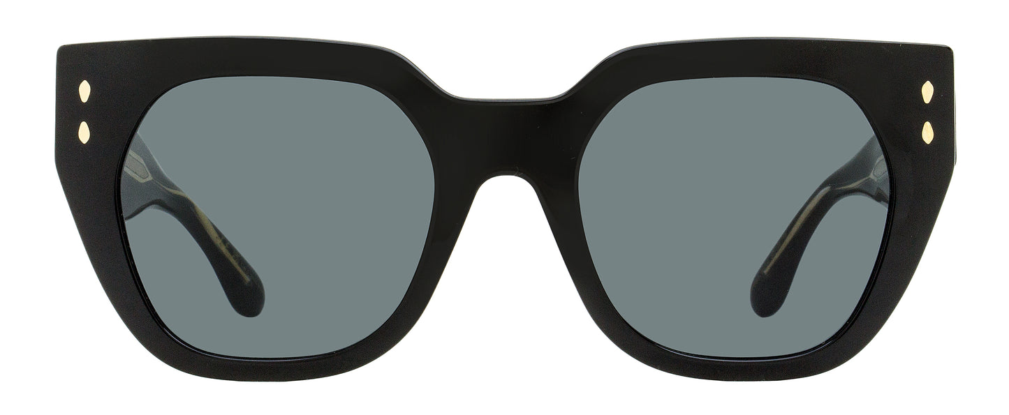 Isabel Marant Square Cat-Eye Sunglasses IM0158S 807IR Black 53mm