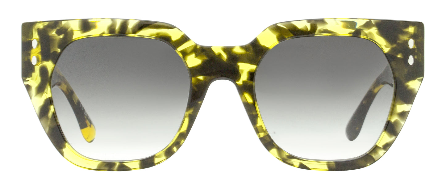 Isabel Marant Square Cat-Eye Sunglasses IM0158S SCL9O Yellow Havana 53mm