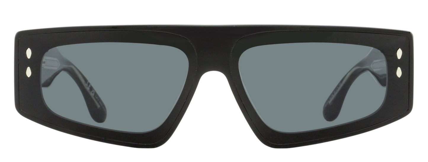 Isabel Marant Tapered Flat Top Sunglasses IM0169/G/S 807IR Black 66mm