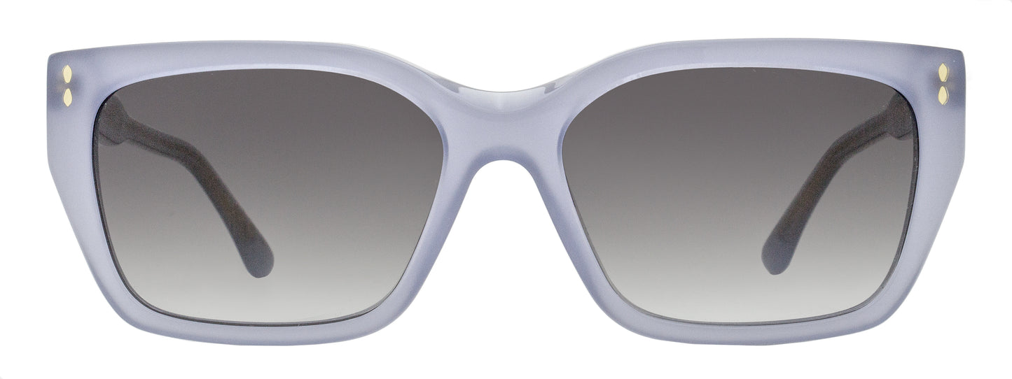 Isabel Marant Soft Rectangular Sunglasses IM0218S KB79O Transparent Gray 58mm