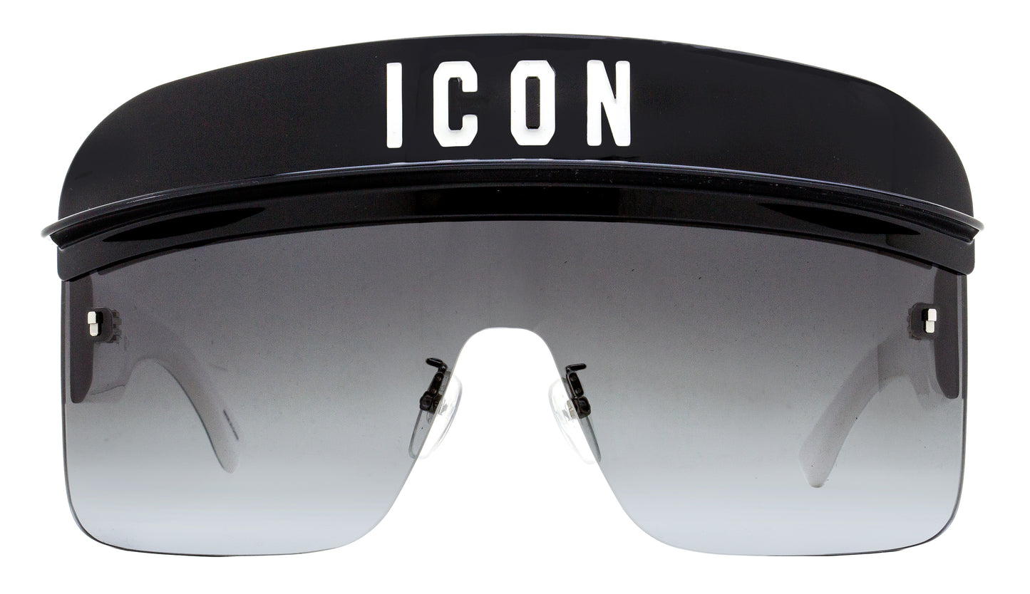 Dsquared2 Icon Visor Sunglasses Icon 0001/S 8079O Black 99mm