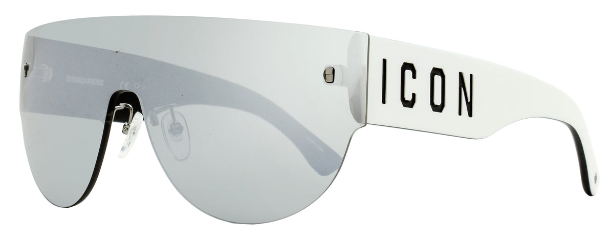 Dsquared2 Icon Shield Sunglasses Icon 0002/S CCPT4 White 99mm – Stepani ...