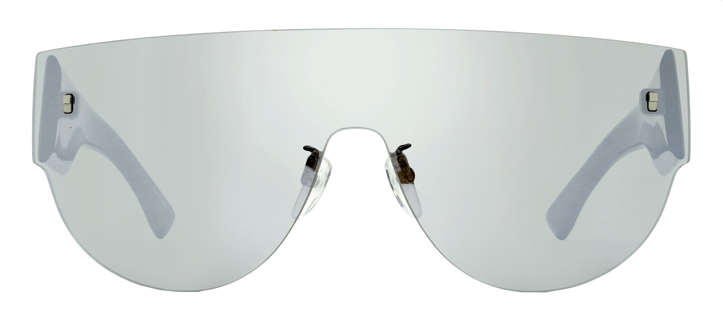 Dsquared2 Icon Shield Sunglasses Icon 0002/S CCPT4 White 99mm