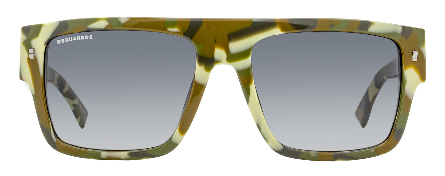 Dsquared2 Icon Rectangular Sunglasses Icon 0003/S 6DB9O Camo 56mm
